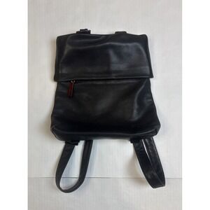 DKNY Multipurpose Black Fashion Backpack Faux Leather